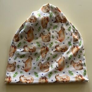 Bumblito Capybara Beanie - Size: Adult (fits ages 3+ to adult)